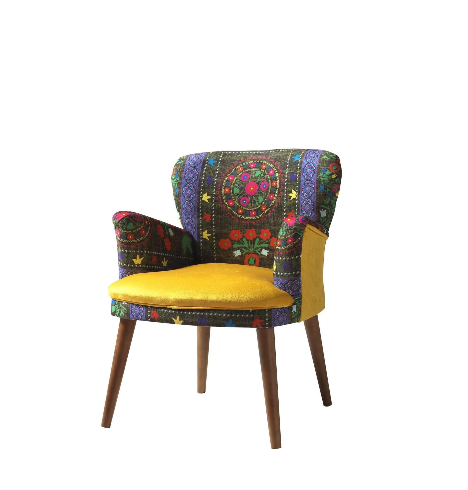 Poltrona in tessuto Etnik Multicolore (2)