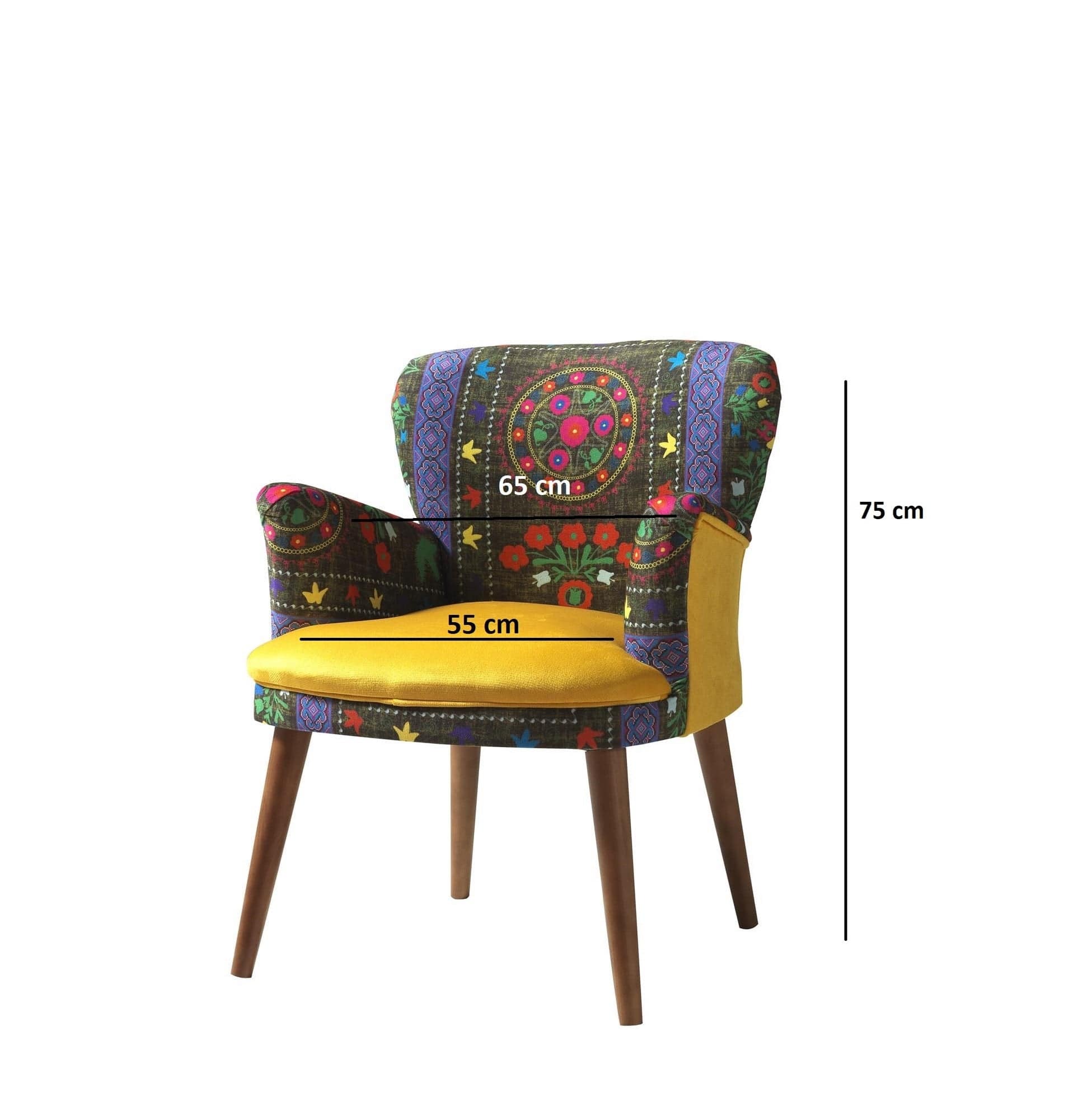 Poltrona in tessuto Etnik Multicolore (3)