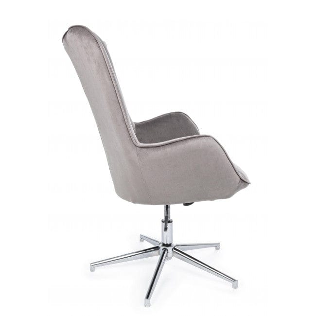 Bizzotto Poltrona in tessuto Farida Grigio