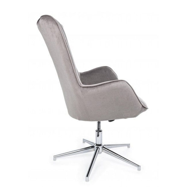Bizzotto Poltrona in tessuto Farida Grigio
