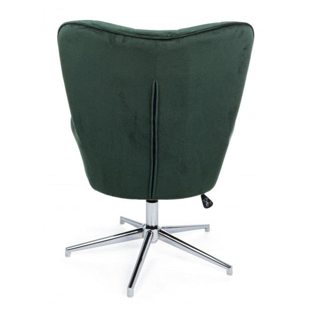 Bizzotto Poltrona in tessuto Farida Verde