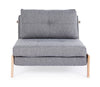 Bizzotto Poltrona in tessuto Hayden Grigio