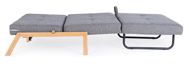 Bizzotto Poltrona in tessuto Hayden Grigio