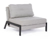 Bizzotto Poltrona in tessuto Hayden Grigio