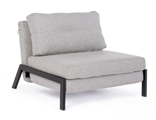 Bizzotto Poltrona in tessuto Hayden Grigio