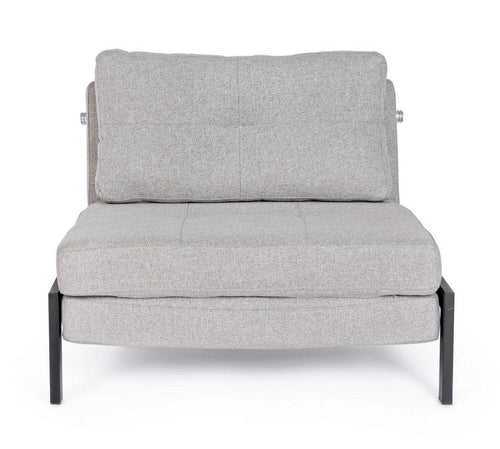 Bizzotto Poltrona in tessuto Hayden Grigio