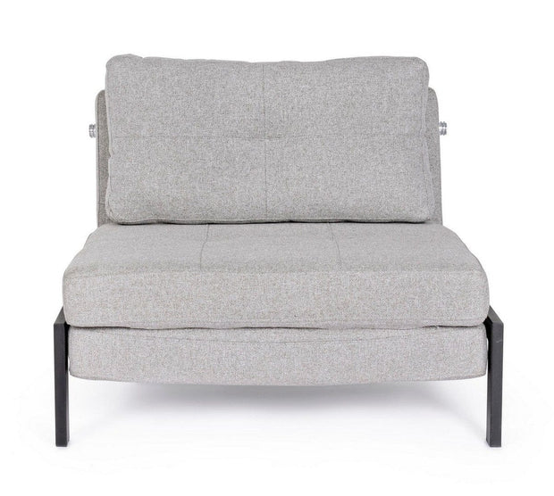 Bizzotto Poltrona in tessuto Hayden Grigio