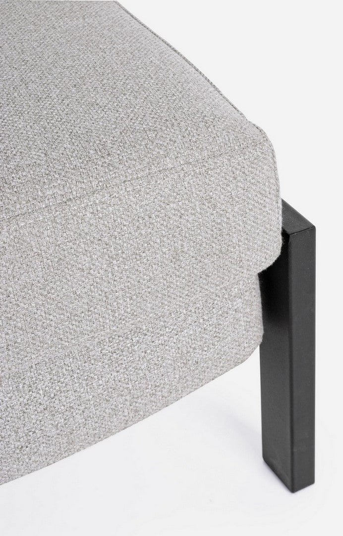 Bizzotto Poltrona in tessuto Hayden Grigio