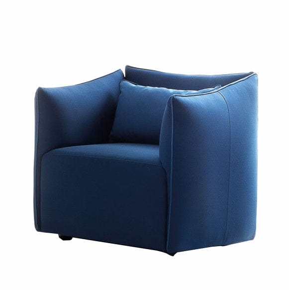 Poltrona in tessuto Kuba Blu (6)