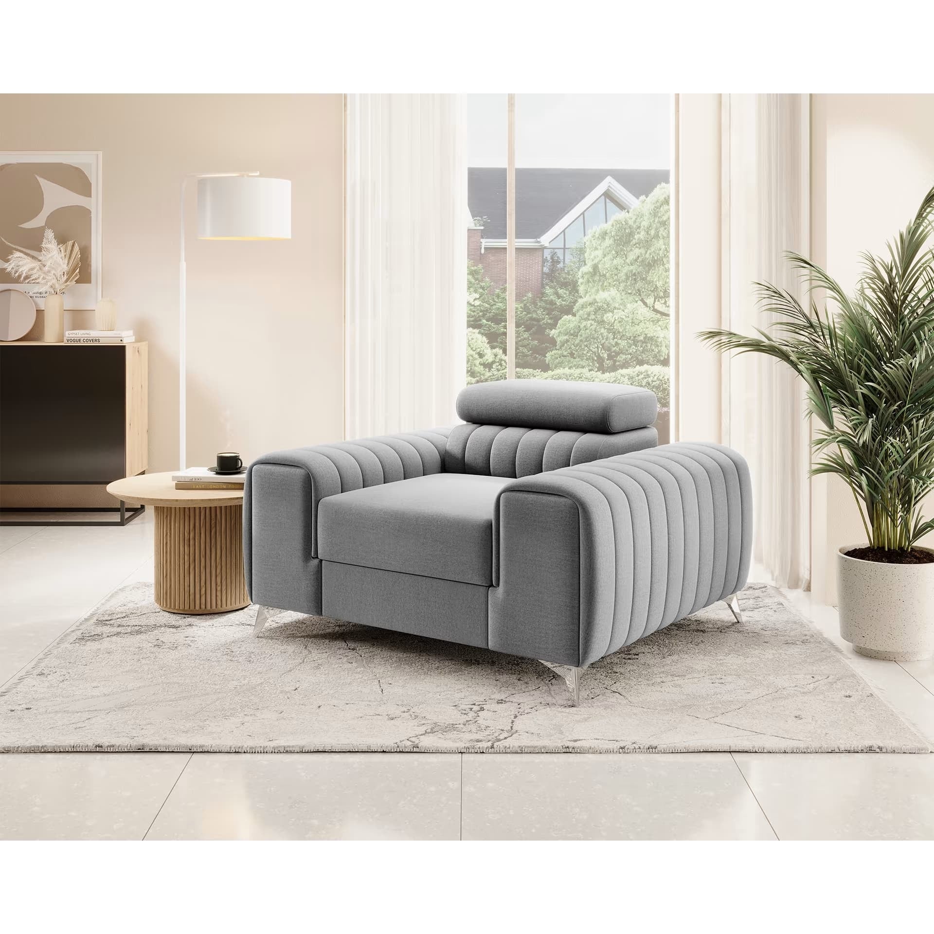 Poltrona in tessuto Laurette (4) & ELTMPL-ARMCHAIR-LAURENCE