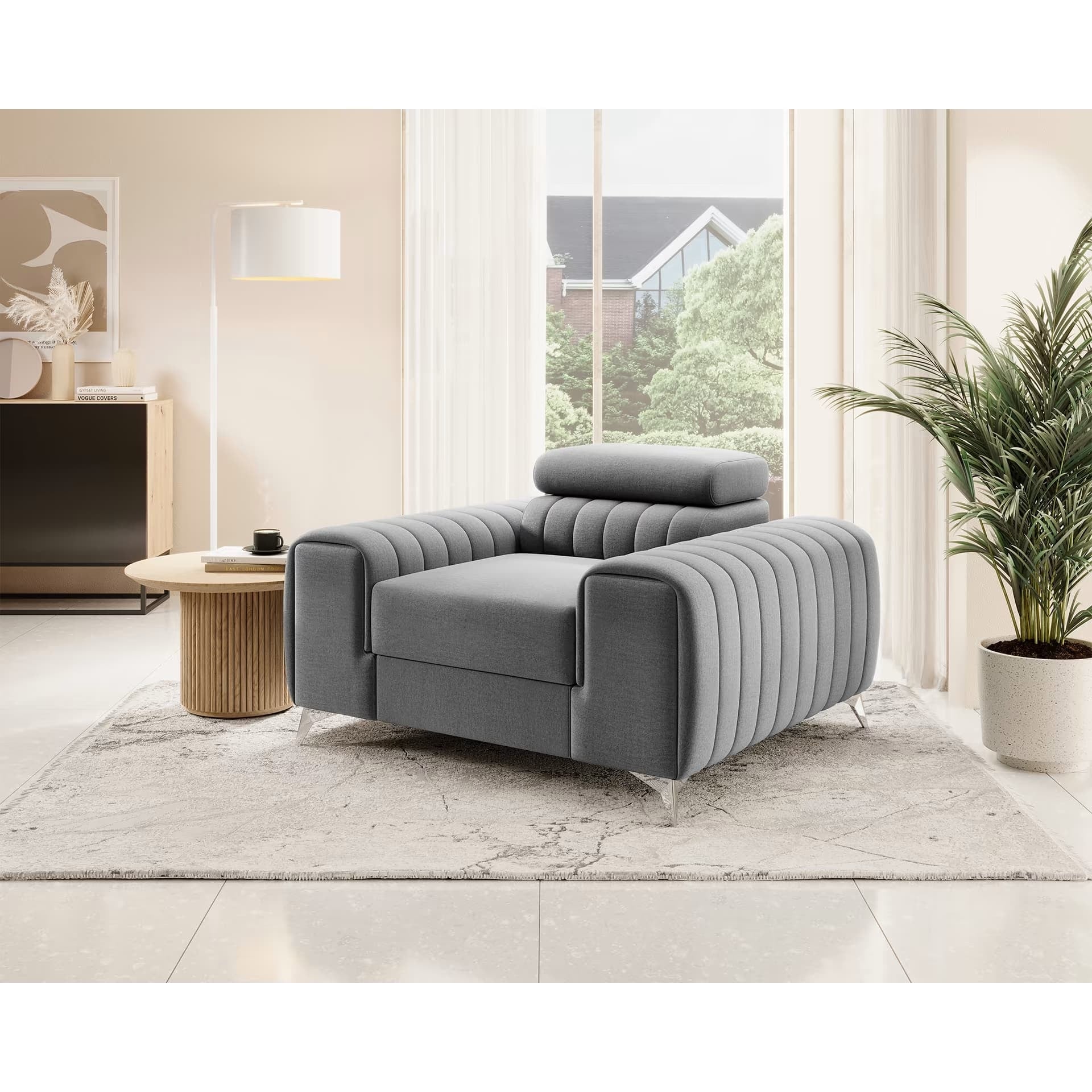 Poltrona in tessuto Laurette (9) & ELTMPL-ARMCHAIR-LAURENCE
