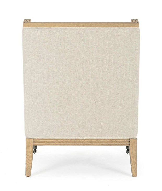 Bizzotto Poltrona in tessuto Marlin Beige