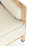 Bizzotto Poltrona in tessuto Marlin Beige