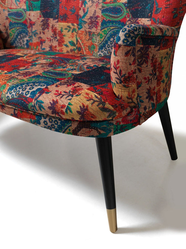 Poltrona in tessuto Patchwork Multicolore (3)