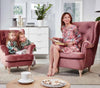 Poltrona in tessuto Retros Junior Rosa (2)