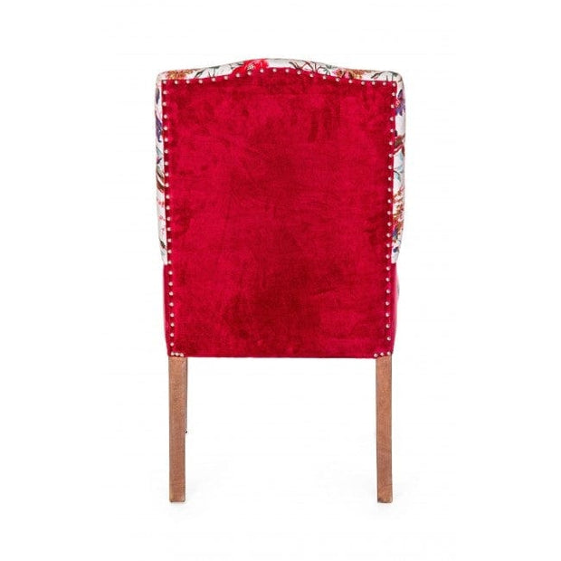 Bizzotto Poltrona in tessuto Violante Bird Multicolore