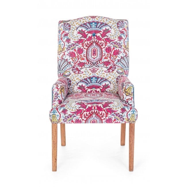 Bizzotto Poltrona in tessuto Violante Fruit Multicolore
