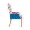 Bizzotto Poltrona in tessuto Violante Fruit Multicolore