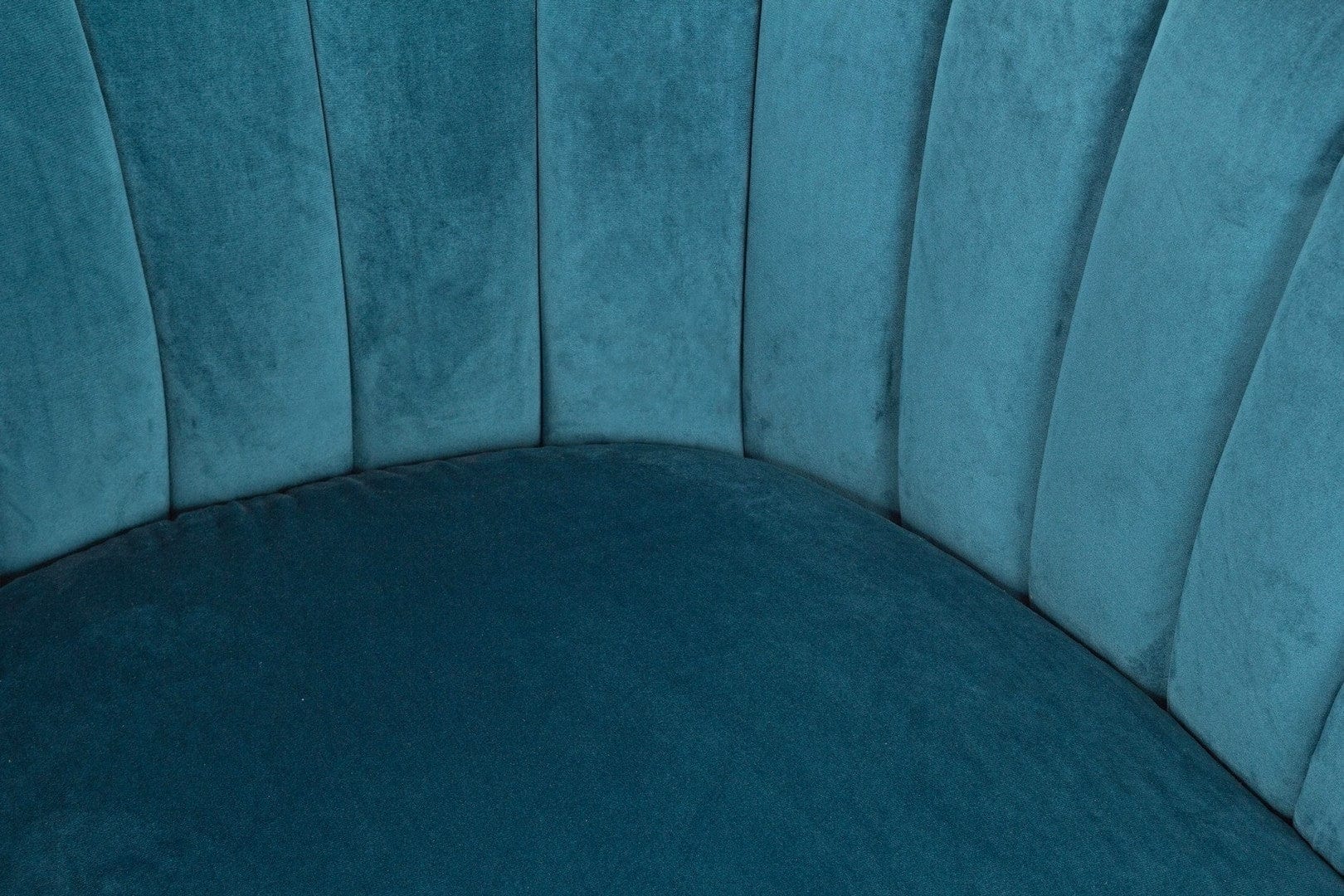 Bizzotto Poltrona in velluto Avril Blu