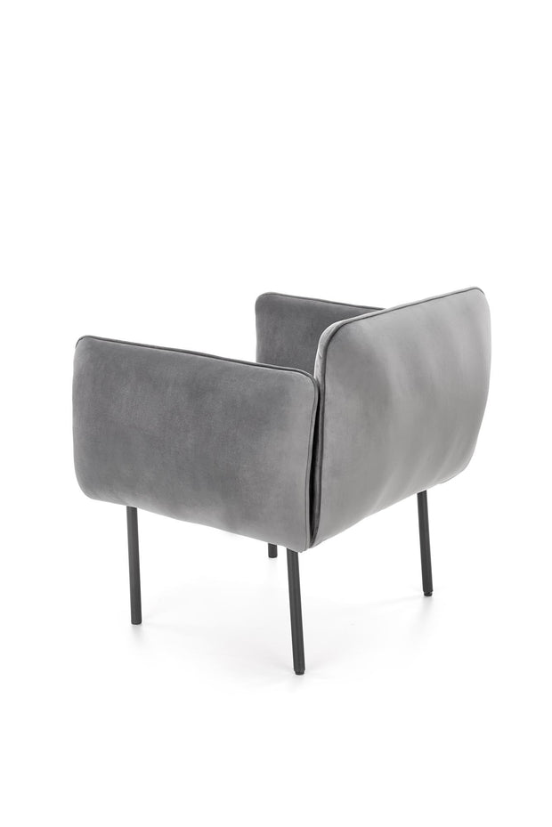 Halmar Poltrona in Velluto Brasen Grigio