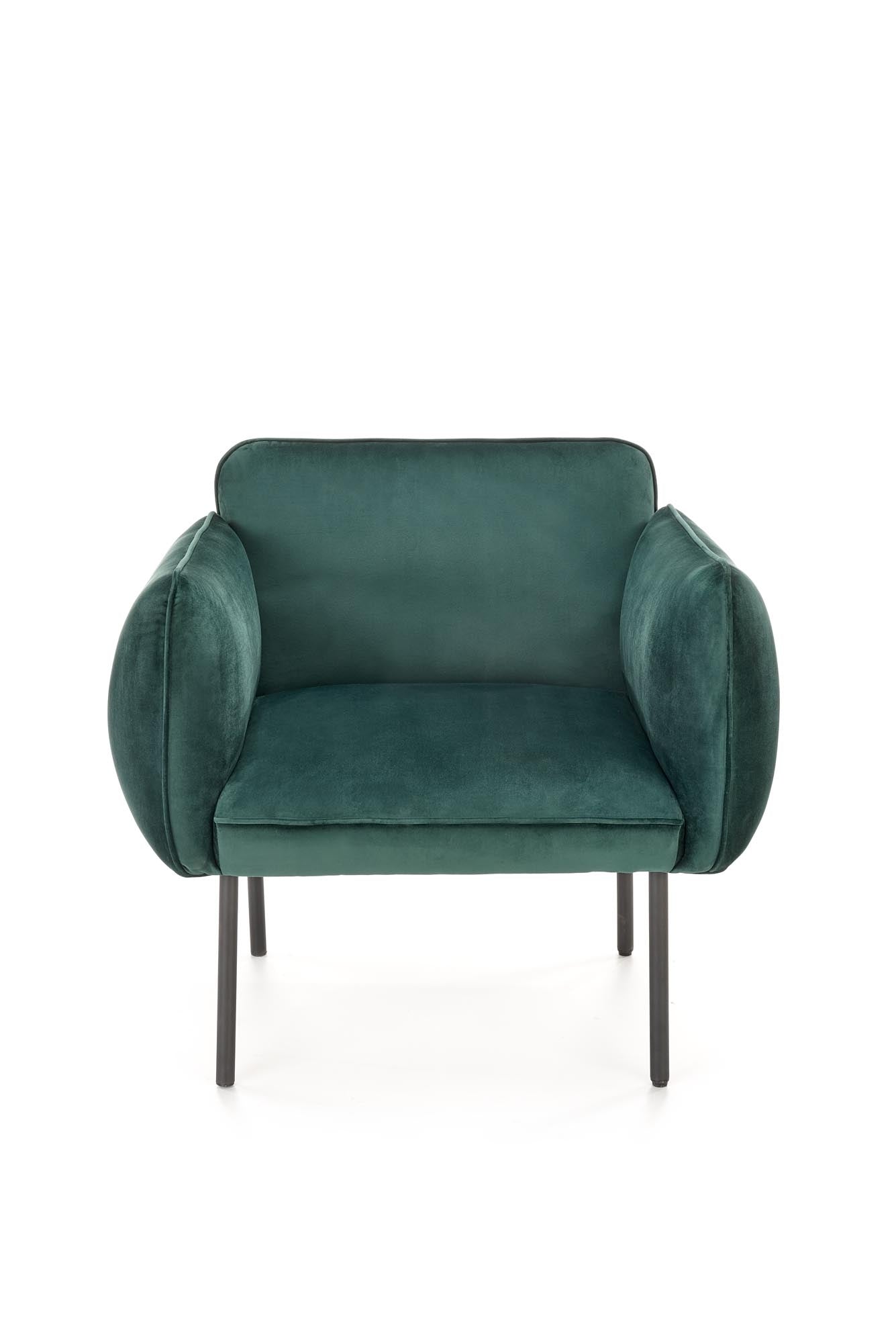 Halmar Poltrona in Velluto Brasen Verde