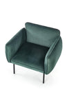 Halmar Poltrona in Velluto Brasen Verde