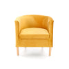 Halmar Poltrona in Velluto Cliffton II Giallo