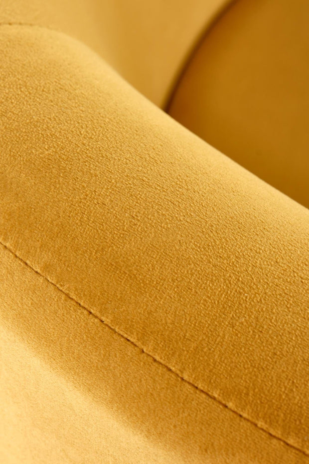 Halmar Poltrona in Velluto Cliffton II Giallo