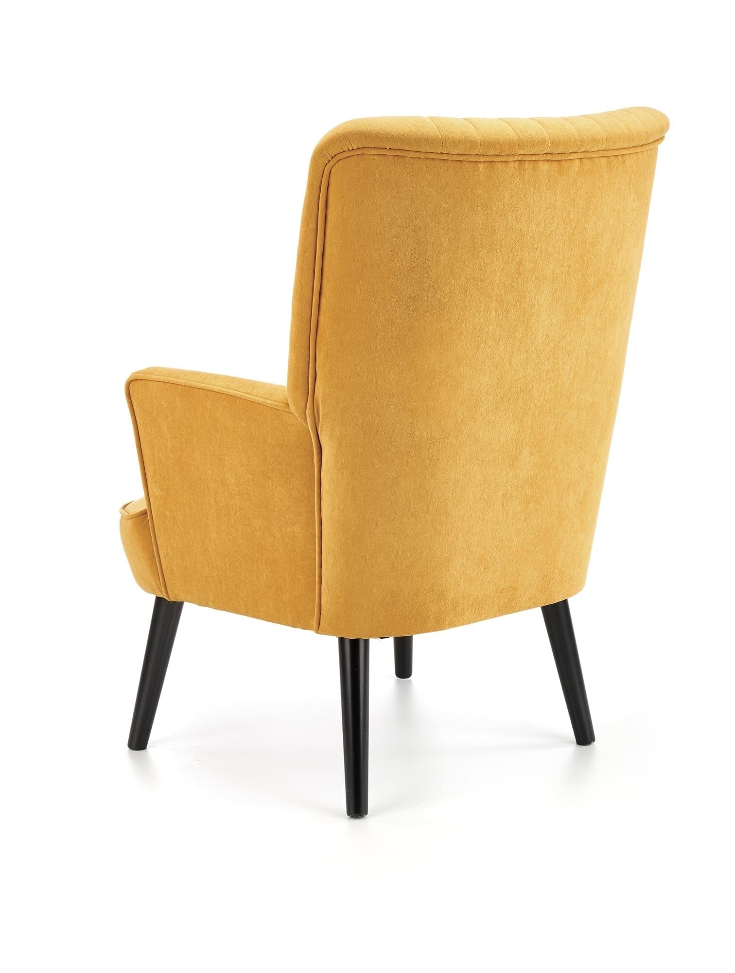 Halmar Poltrona in Velluto Delbert Giallo