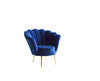 Poltrona in velluto Inci Blu (3)