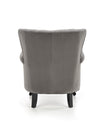 Halmar Poltrona in Velluto Tabor Grigio