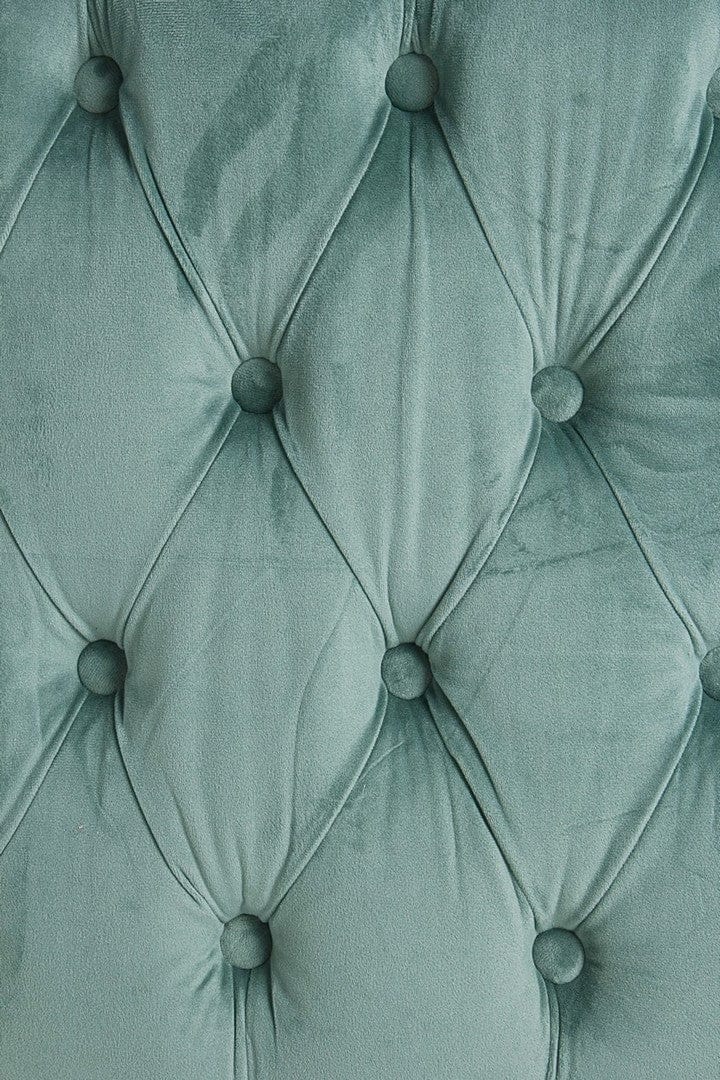 Bizzotto Poltrona in velluto Tenbury Verde