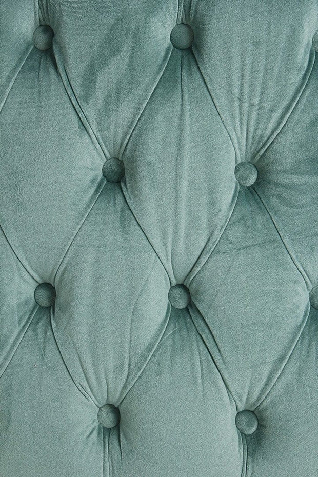 Bizzotto Poltrona in velluto Tenbury Verde