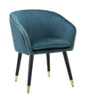 Poltrona Paris Ottanio/Gold cm 62x58x78