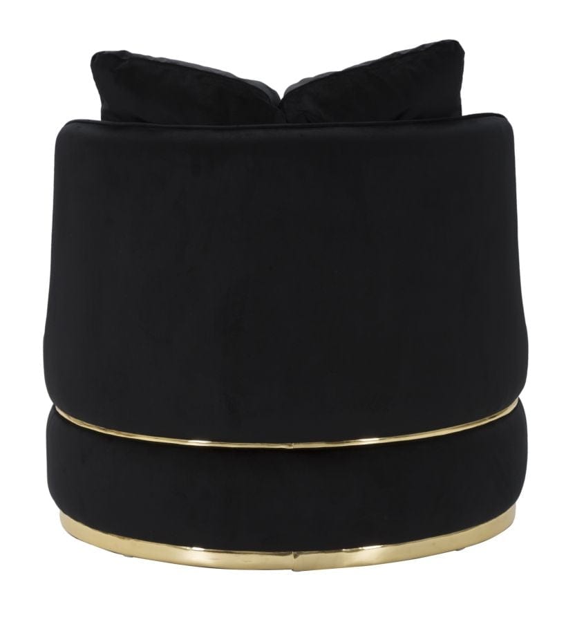 Poltrona Paris Space Nero/Gold cm Ø 84x72 (3)