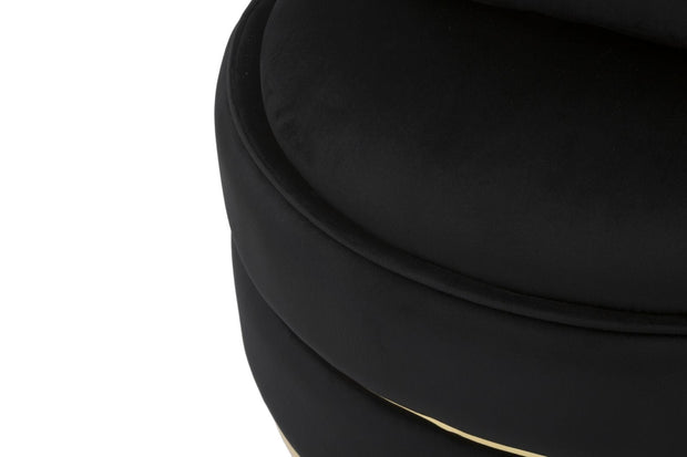 Poltrona Paris Space Nero/Gold cm Ø 84x72 (8)