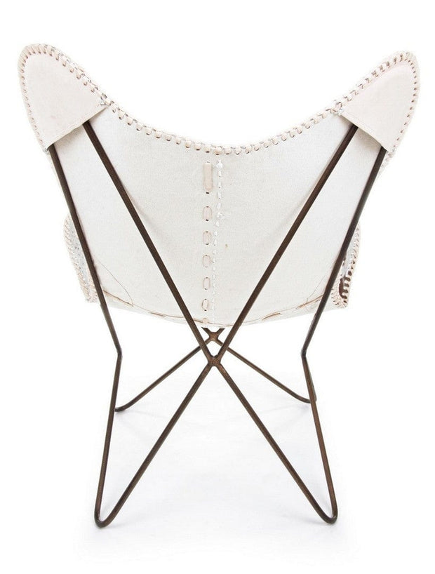 Bizzotto Poltrona pelle naturale Buffalo Marrone