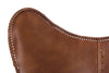 Bizzotto Poltrona pelle naturale Eaton Marrone