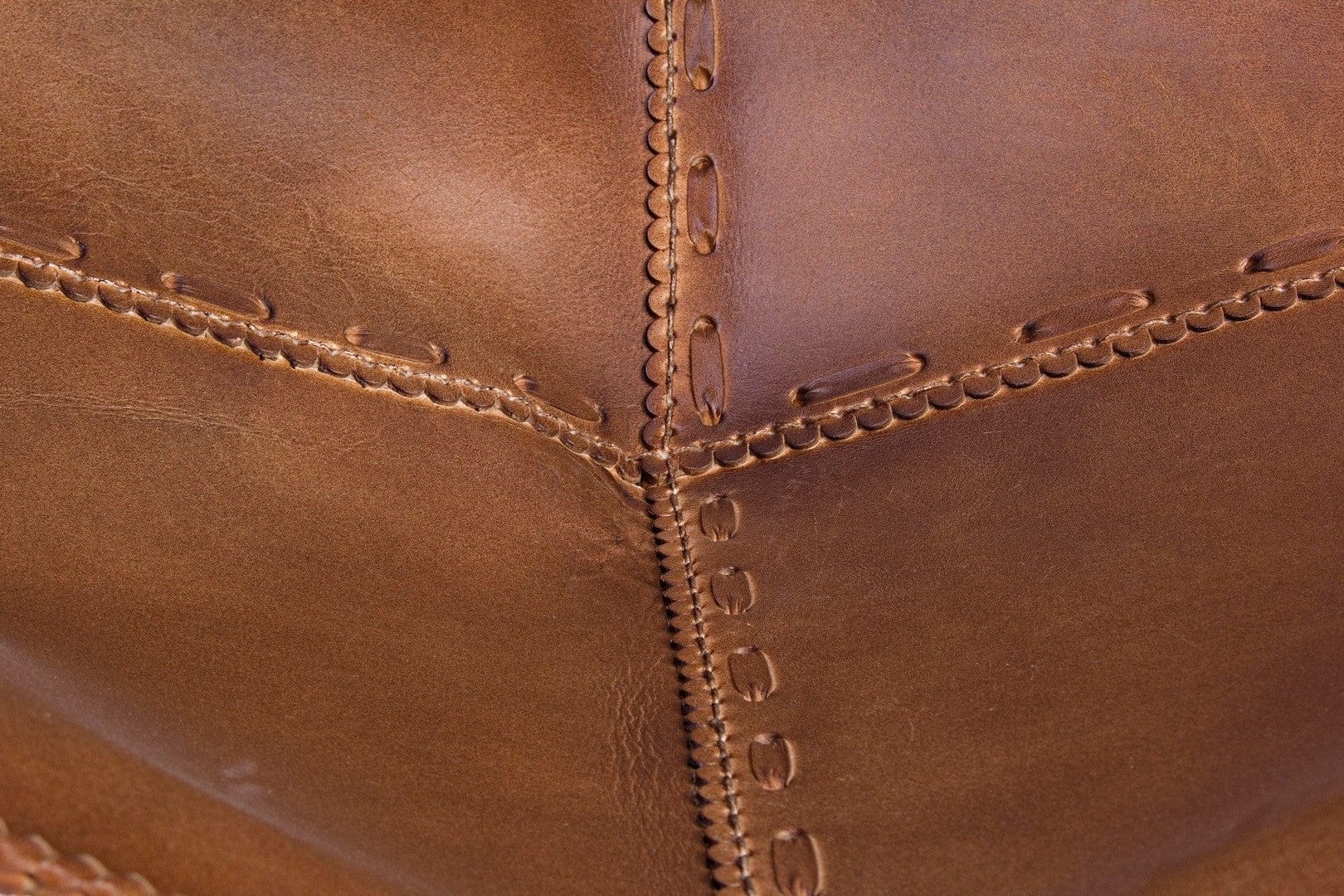 Bizzotto Poltrona pelle naturale Eaton Marrone
