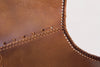 Bizzotto Poltrona pelle naturale Eaton Marrone
