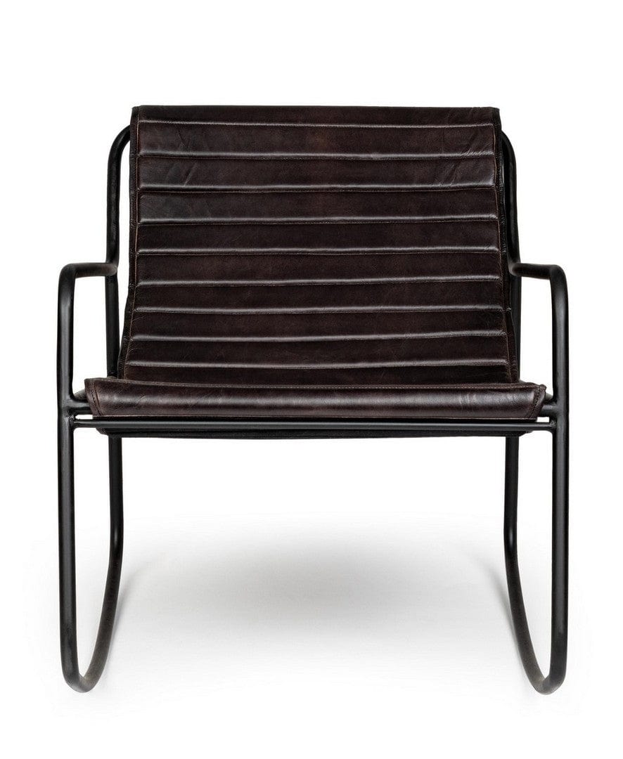 Bizzotto Poltrona pelle naturale Karisma Nero