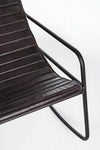 Bizzotto Poltrona pelle naturale Karisma Nero