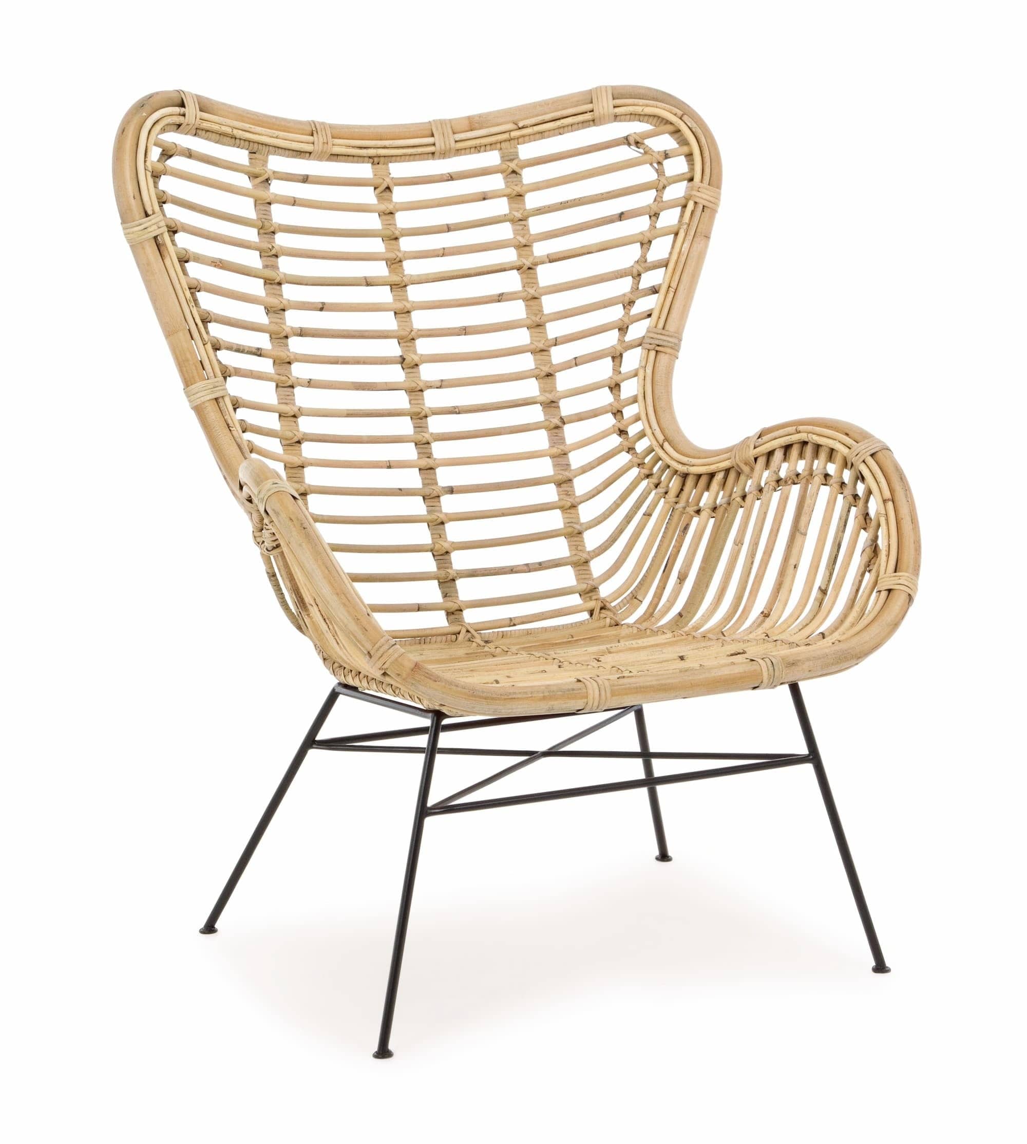 Bizzotto Poltrona rattan Casilda Naturale