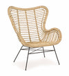 Bizzotto Poltrona rattan Casilda Naturale