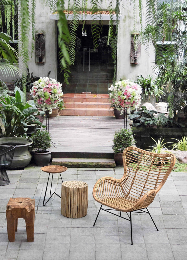 Bizzotto Poltrona rattan Casilda Naturale