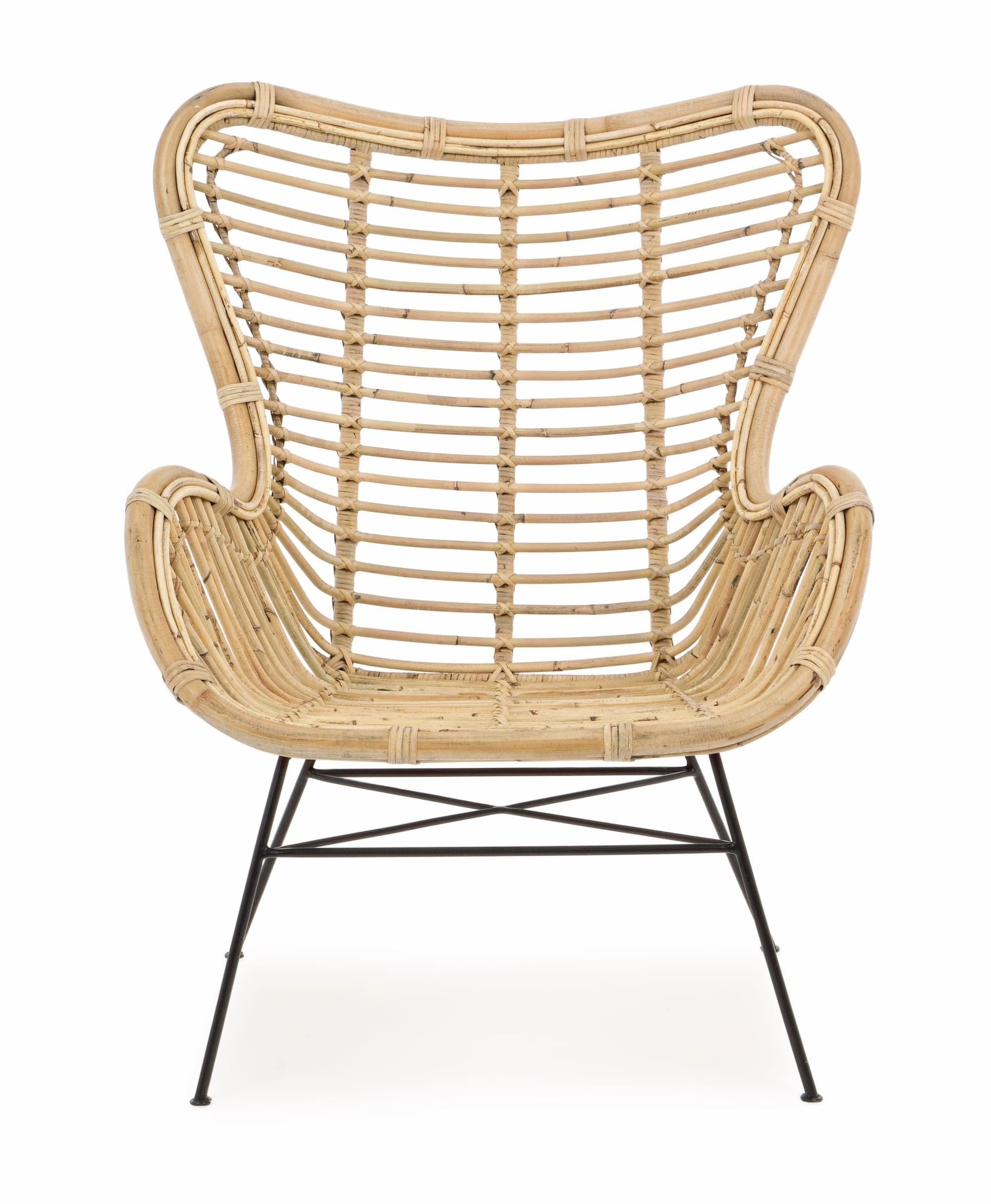 Bizzotto Poltrona rattan Casilda Naturale