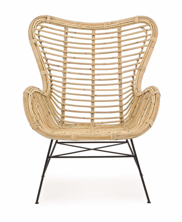 Bizzotto Poltrona rattan Casilda Naturale