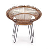 Bizzotto Poltrona rattan Esteban Naturale