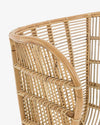 Bizzotto Poltrona rattan Esteban Naturale