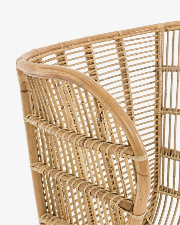 Bizzotto Poltrona rattan Esteban Naturale